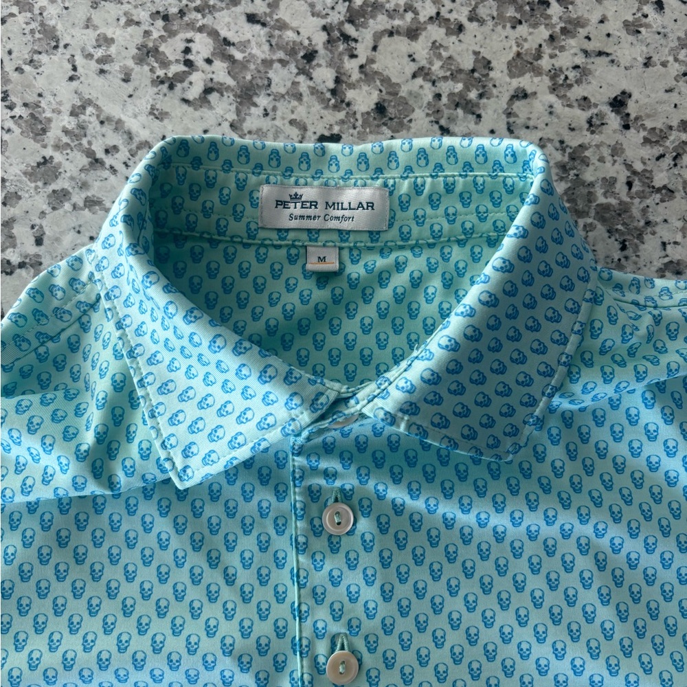 Peter Millar Skull Polo Medium